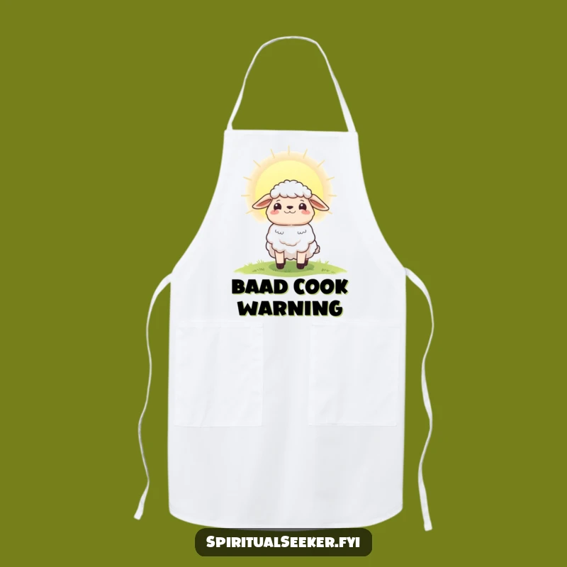 Funny Hopeful Sheep Apron: Cook with Radiant Dawn Inspiration