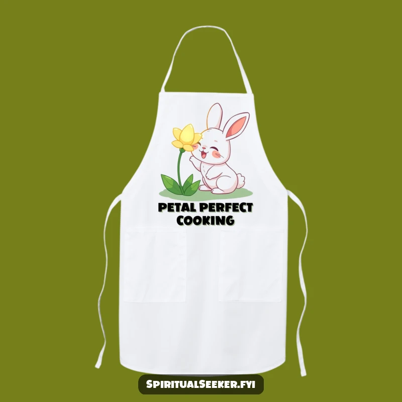 Funny Joyful Rabbit Apron: Garden Cooking Fun, Hilarious Funny Gift!