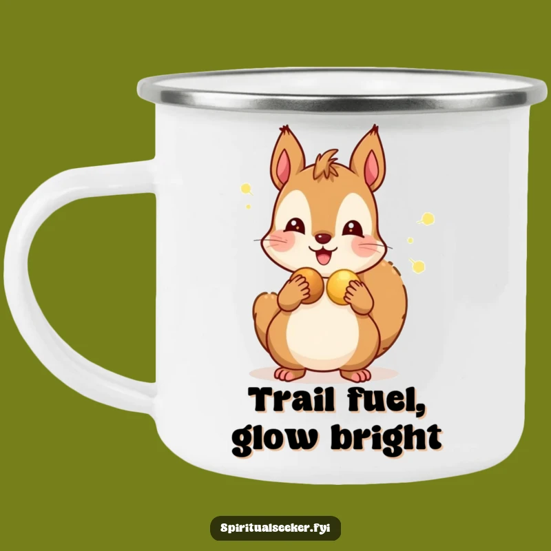 Funny Squirrel Campfire Mug: Glow Nuts, Outdoor Cheer Gift