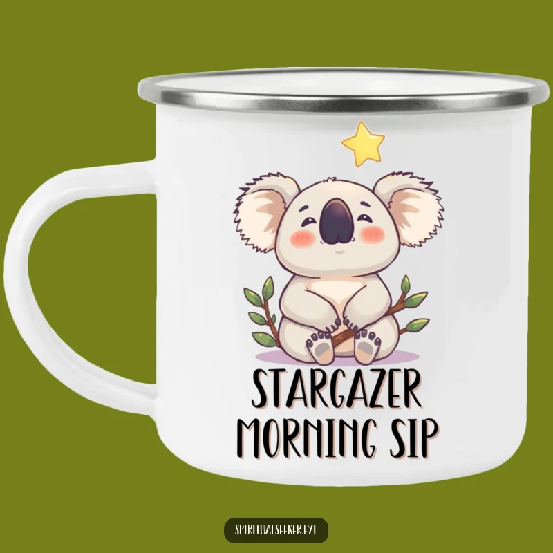 Funny Koala Star Camping Mug: Adventure Brewed Under Hilarious Starlight