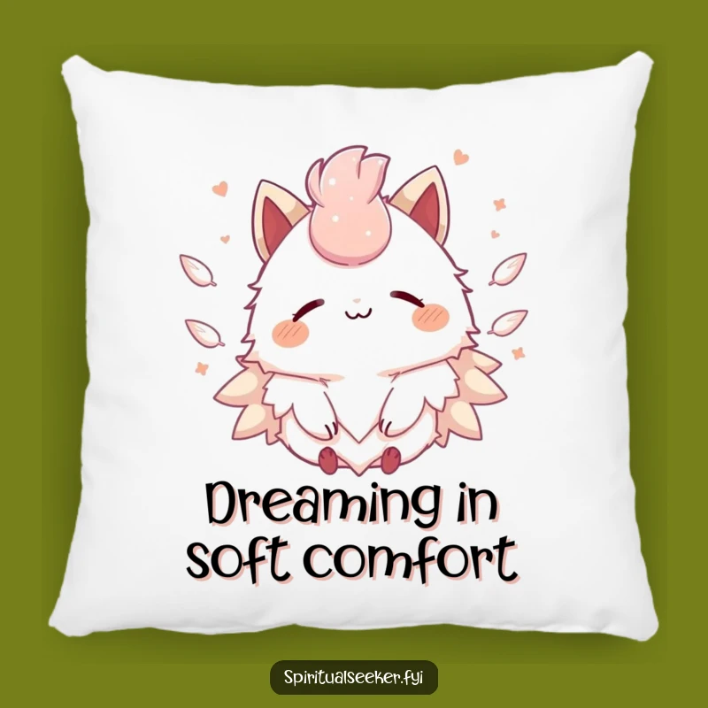 Funny Kawaii Peace Pillow: Feather Comfort, Ideal Funny Gift for Relaxation