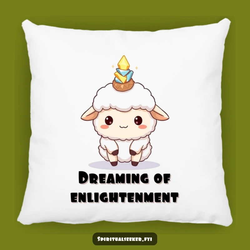 Funny Sheep Crystal Balance Pillow: Soft Fluffy Sheep Cushion, Perfect Funny Gift