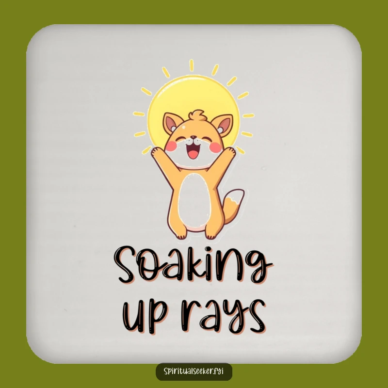 Funny Kawaii Animal Coaster: Sunny Protection, Charming Funny Gift