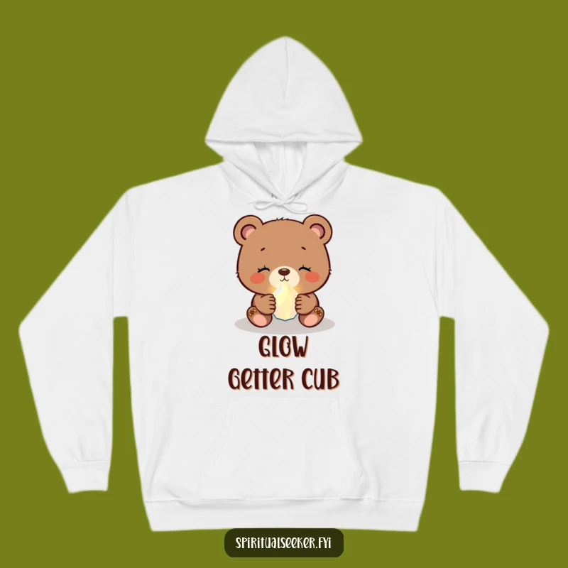 Funny Bear Cub Crystal Hoodie: Cozy Comfort and Hilarious Nature Vibes