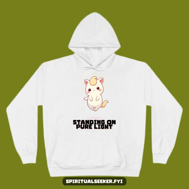 Funny Kawaii Creature Hoodie: Cozy Light Balance, Warm Funny Gift