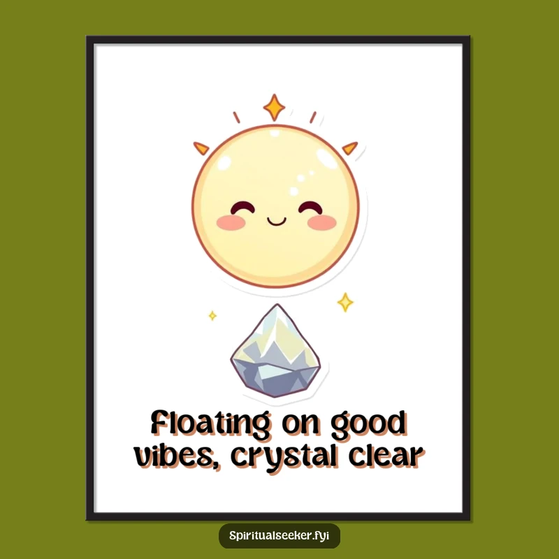 Free Printable Wall Art: Smiling Celestial Orb - Funny Downloadable Space Decor!