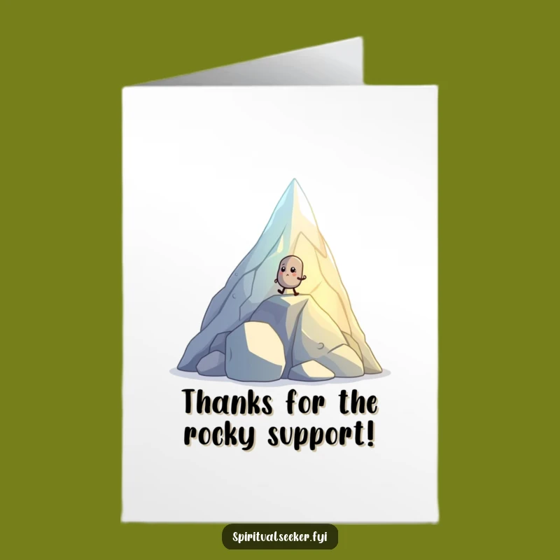 Free Printable Thank You Card: Pebble's Crystal Gratitude - Funny Downloadable Thanks!