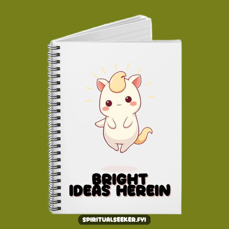 Funny Kawaii Creature Notebook: Glowing Ideas, Perfect Funny Gift