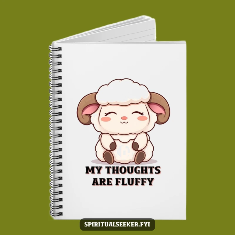 Funny Meditating Sheep Notebook: Jot Down Thoughts with Serenity, Great Funny Gift Idea