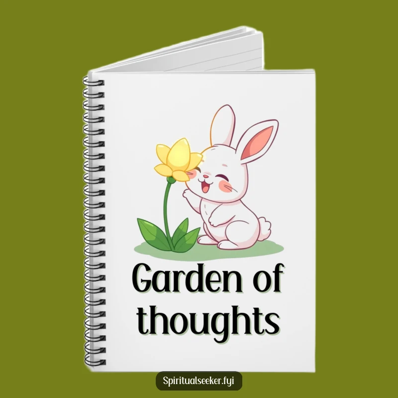 Funny Joyful Rabbit Notebook: Garden Journal, Awesome Funny Gift!