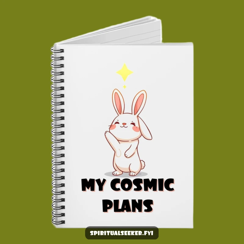 Funny Hopeful Rabbit Notebook: Glowing Constellation Dream Journal Gift