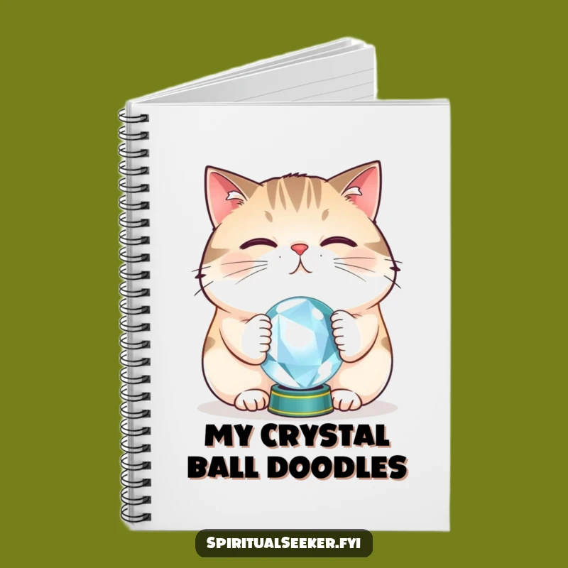 Funny Cat Fortune Notebook: Jot Down Mystic Thoughts and Cat Tales