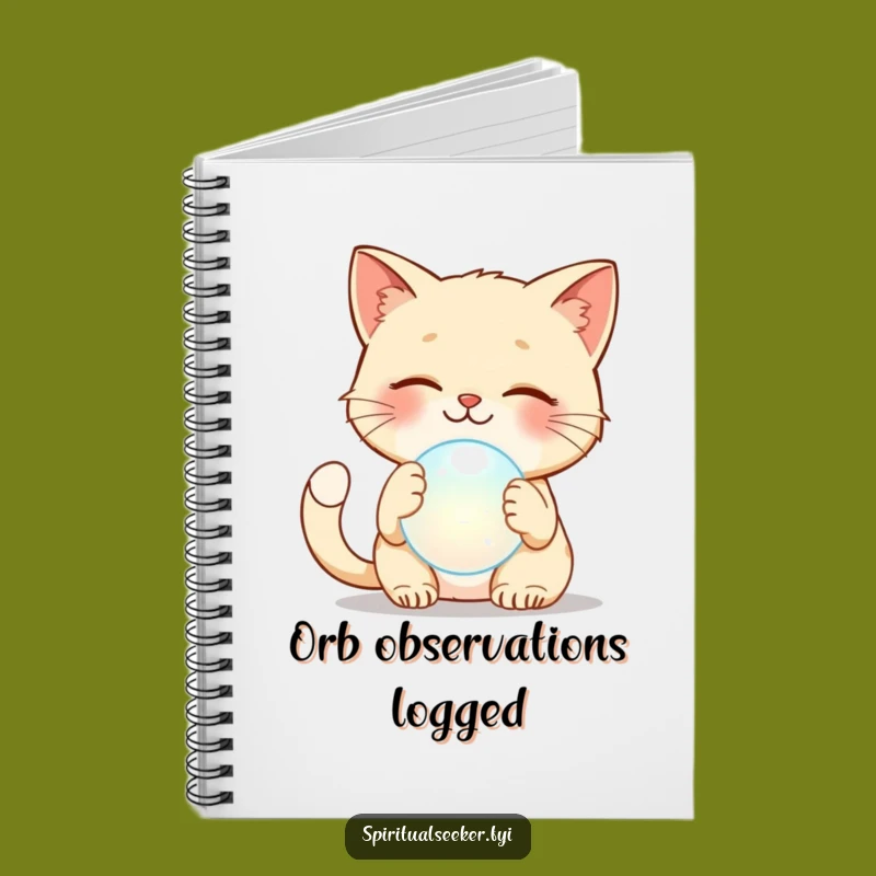 Funny Cat Patting Orb Notebook: Journal Your Thoughts with This Hilarious Gift