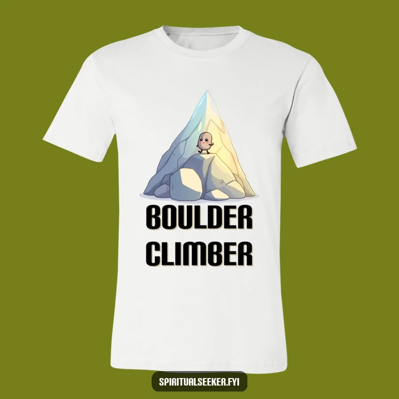 Funny Pebble Hiker T-Shirt - Adventure & Grit Tee Gift