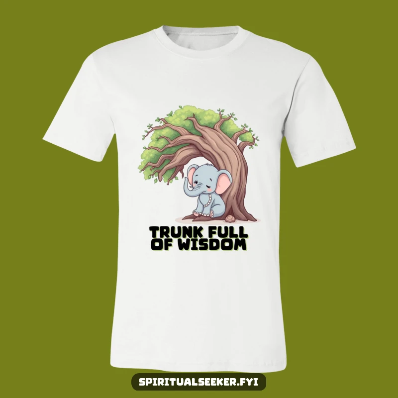 Funny Elephant Tree Hugger T-Shirt: Peaceful Apparel for Kind Souls Gift