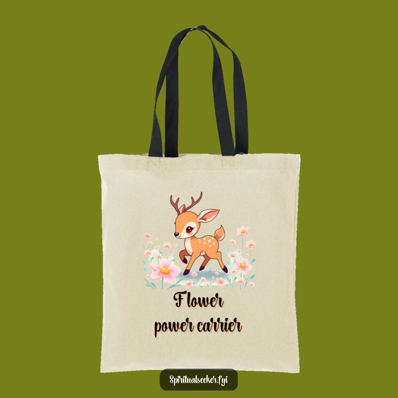 Funny Prancing Deer Tote Bag: Carry Enchantment and Nature's Charm